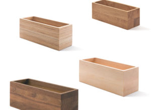 Wooden containers